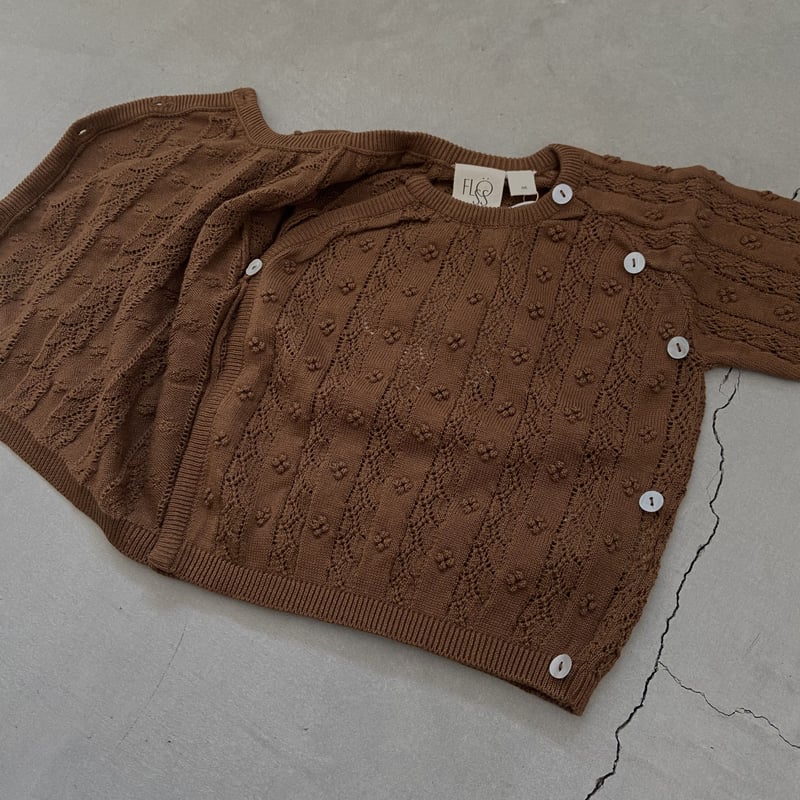 misha and puff トレンド ポップコーンニット セーター 3-4y 