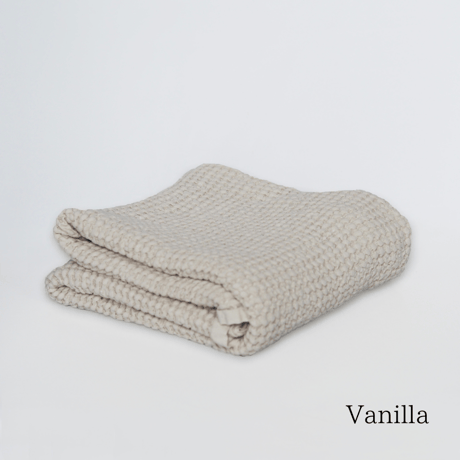 Cotton-Linen Waffle Blanket / MALLINO  [マリノ コットンリネン ブランケット ワッフル おくるみ 出産祝い 赤ちゃん 出産準備]