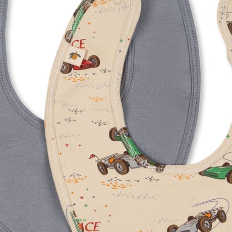 Basic 2 Pack Bib [ TRADEWINDS / GRAND PRIX ] / Konges Sloejd    [コンゲススロイド ビブ スタイ ベビー服]