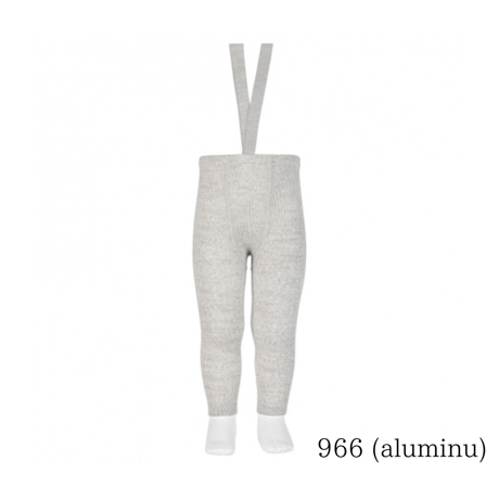 Merino Wool Blend Suspender Leggings  / Cóndor  [コンドル  サスペンダー レギンス タイツ ブレース 子供服]