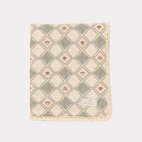 Mushroom Blanket Taupe  / Bebe Organic [ベベオーガニック パッチワーク ブランケット オーガニックコットン 出産準備 おくるみ 出産祝い]