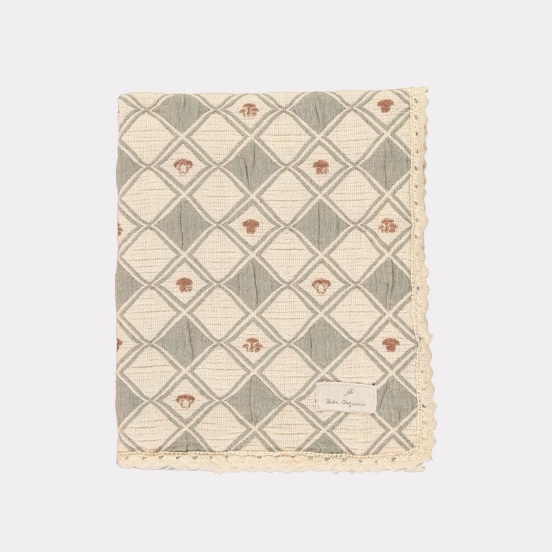 Mushroom Blanket Taupe / Bebe Organic [ベベオーガニッ