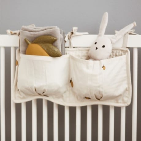 QUILTET BED POCKETS [ LEMON ] / Konges Sloejd