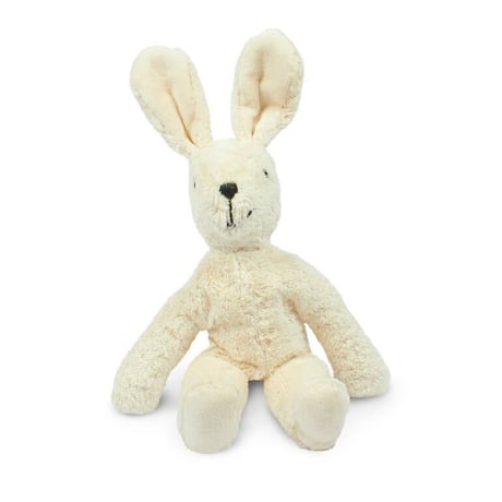 Floppy Animal Rabbit WHITE  ( Small ) / SENGER Naturwelt  [ファーストトイ オーガニック 洗える ぬいぐるみ  出産祝い おしゃれ ギフト]