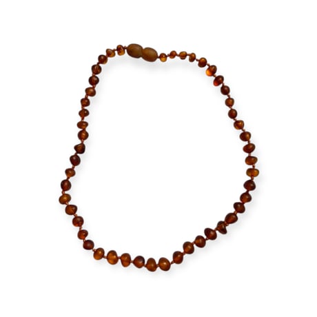 Amber Teething Necklace [ Cognac ] / Amber  [アンバーネックレス 歯ぐずり 琥珀 ベビー ネックレス ]