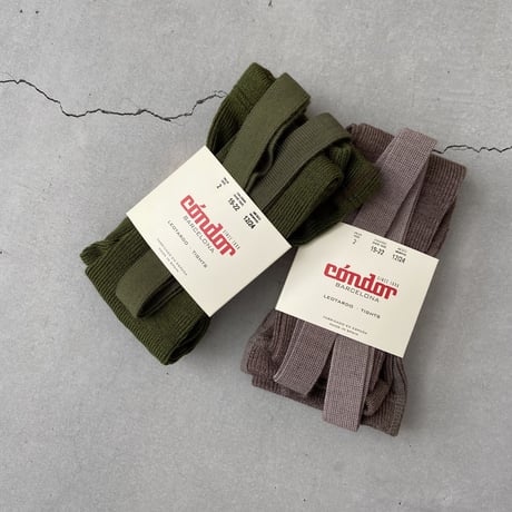 Merino Wool Blend Suspender Leggings  / Cóndor  [コンドル  サスペンダー レギンス タイツ ブレース 子供服]