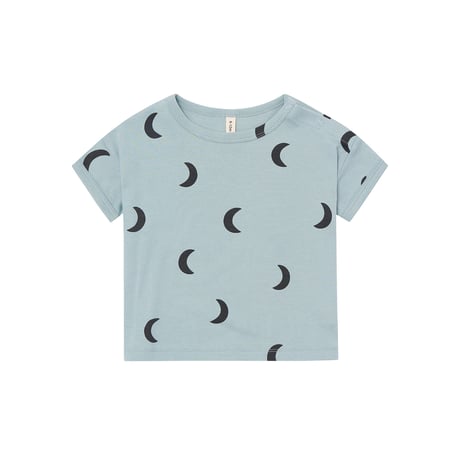 [26SS] River Midnight Boxy T-Shirt / Organic Zoo