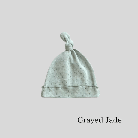 Organic Baby Hat / Hippo + Birds  [ベビー ハット 新生児 出産準備 退院着 お宮参り ポインテル]