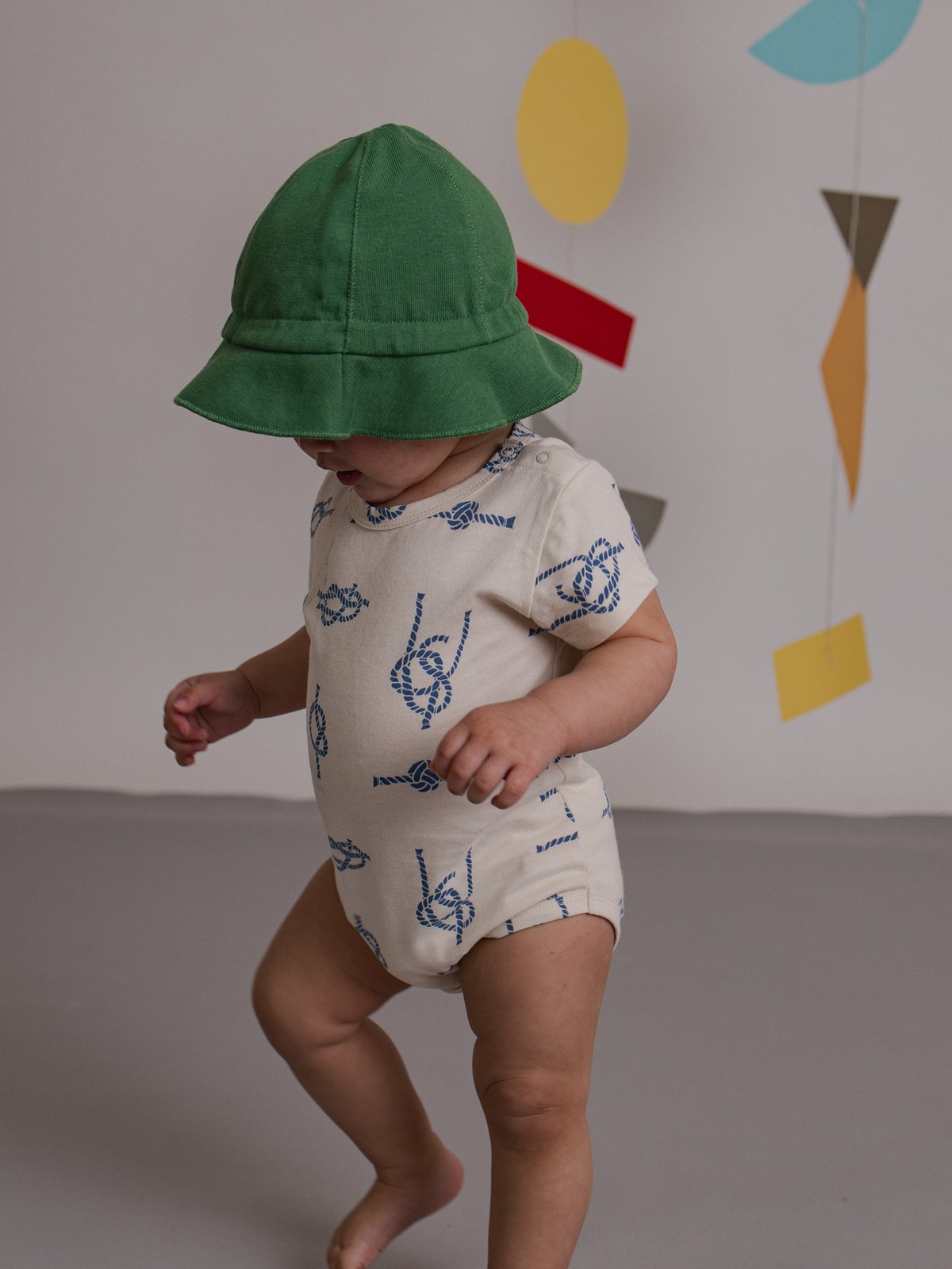 26SS] Sailor Knots Short Sleeve Bodysuit / Org