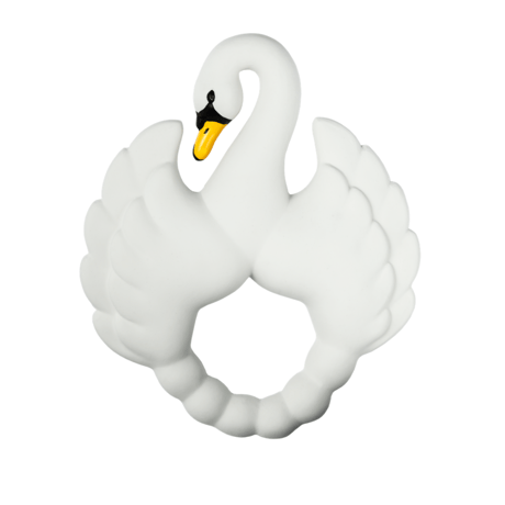 Teether Swan /  Natruba  [歯固め 赤ちゃん 白鳥 ナチュルバ スワン ベビー ギフト 出産祝い]