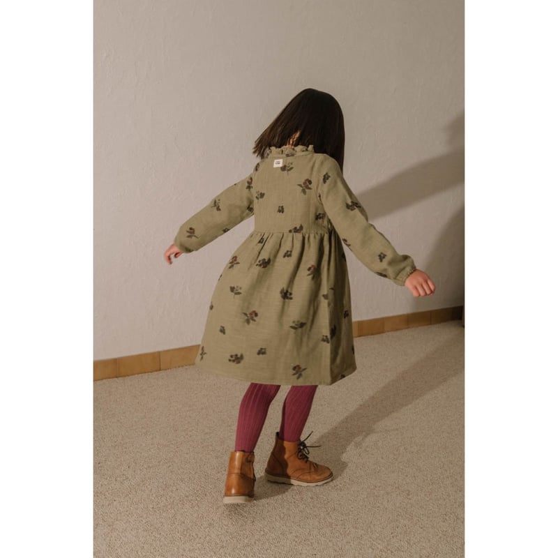 K　STUDIO BOHEME VERMONT DRESS スタジオボエム 送料無料】 18m,24m VERMONT DRESS [ GREEN ALOE / BLA