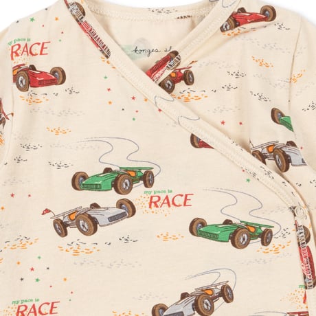 Basic Newborn Onesie GOTS [ Grand Prix] / Konges sloejd     [ コンゲススロイド   新生児 ロンパース  肌着 出産準備]