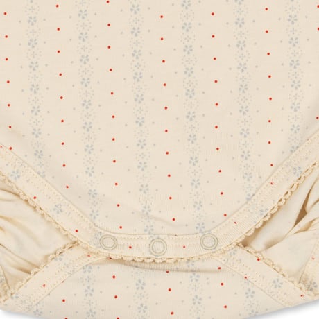 Basic SS Body GOTS [ FETE DE FLEUR ] / konges sloejd    [コンゲススロイド ロンパース ベビー服 ボディ]