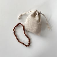 Amber Teething Necklace [ Cognac ] / Amber  [teething necklace 琥珀 ベビー　ネックレス ]