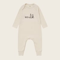 [Core] Undyed Milk Playsuit / Organic Zoo