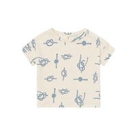 [26SS] Sailor Knots Boxy T-Shirt / Organic Zoo