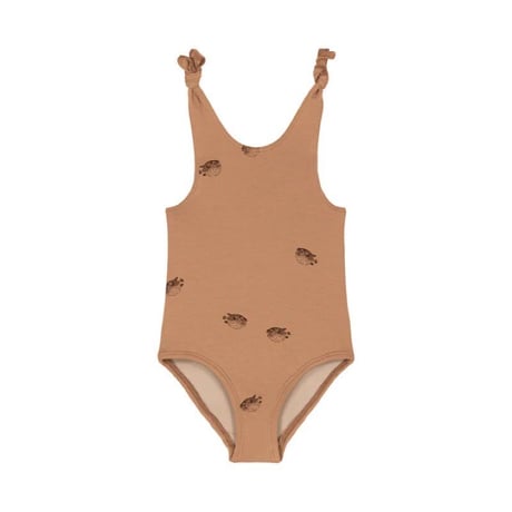 ROBERTA 1 PIECE SWIMSUIT [ INDIAN TAN/PUFFER FISH ] / STUDIO BOHEME PARIS [水着 女の子 ワンピース]