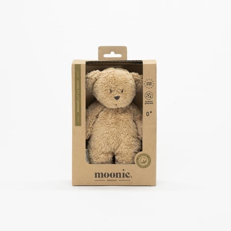Sensory Little Teddy / moonie [ムーニー 洗える ぬいぐるみ ベビー ファーストトイ クマ オーガニックコットン]
