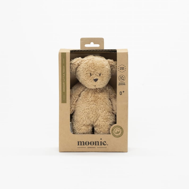 サンリオファーイースト クマのぬいぐるみ stuffed bear Sensory Little Teddy / moonie [ぬいぐるみ ファーストトイ クマ