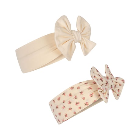 Basic 2 Pack New Bambi Bonnet GOTS [ BUTTERCREAM/BLOOMIE ] / Konges Sloejd   [コンゲススロイド ボンネット ベビー]