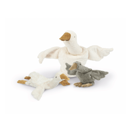 Cuddly Animal Goose ( White Small ) / SENGER Naturwelt  [ファーストトイ ベビー ガチョウ 洗える ぬいぐるみ ゼンガーナチュウェルト出産祝い]