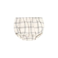 Navy Window Check Shortie / Organic Zoo