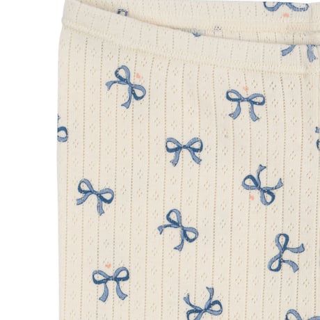 MINNIE PANTS GOTS [ BOW BLEU ] / konges sloejd    [コンゲススロイド クリスマス レギンス ベビー服 子供服]