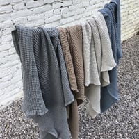 Cotton-Linen Waffle Blanket / MALLINO  [マリノ コットンリネン ブランケット ワッフル おくるみ 出産祝い 赤ちゃん 出産準備]