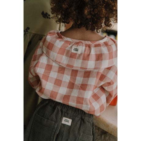 CARROT CORDUROY PANTS [ DARK TAUPE ] / STUDIO BOHEME [パンツ コーデュロイ 子供服 ベビー ]