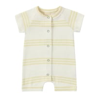 Organic Snap Suit SS/S  [ Buttercup ] / SUSUKOSHI   [ ススコシ 半袖 オーガニック ロンパース 新生児 ベビー 出産準備]