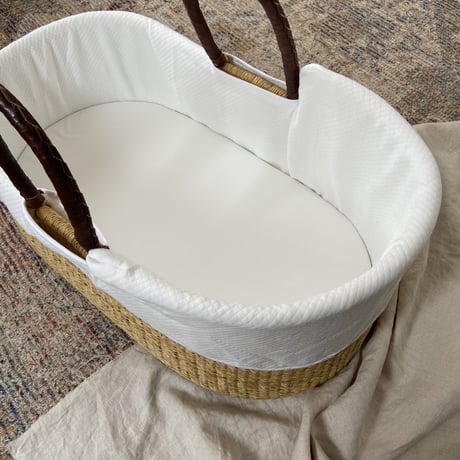 Liner Sheets / Hippo + Birds  [ ライナーシーツ クーファン ボルガバスケット Moses basket ベビー  ベビーベッド 出産準備 おすすめ]