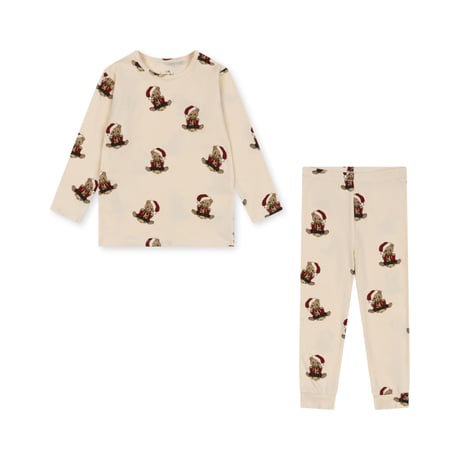 BASIC BLOUSE/PANTS SET GOTS  / Konges sloejd   [Konges Slojd コンゲススロイド パジャマ]