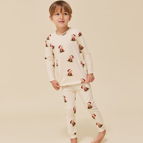 BASIC BLOUSE/PANTS SET GOTS  / Konges sloejd   [Konges Slojd コンゲススロイド パジャマ]