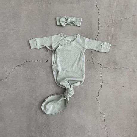 Organic Baby Headband / Hippo + Birds [ベビー ヘッドバンド 出産準備 お宮参り ポインテル]