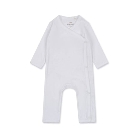 Minnie Newborn Onesie GOTS [ OPTIC WHITE ] / Konges sloejd     [ コンゲススロイド   新生児 ロンパース  肌着 出産準備]