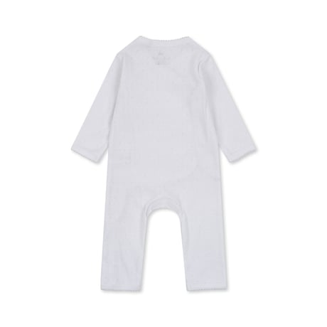 Minnie Newborn Onesie GOTS [ OPTIC WHITE ] / Konges sloejd     [ コンゲススロイド   新生児 ロンパース  肌着 出産準備]