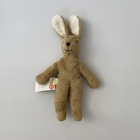 Floppy Animal Rabbit BEIGE ( Small ) / SENGER Naturwelt  [オーガニック ファーストトイ 洗える ぬいぐるみ 出産祝い 赤ちゃん ゼンガー]