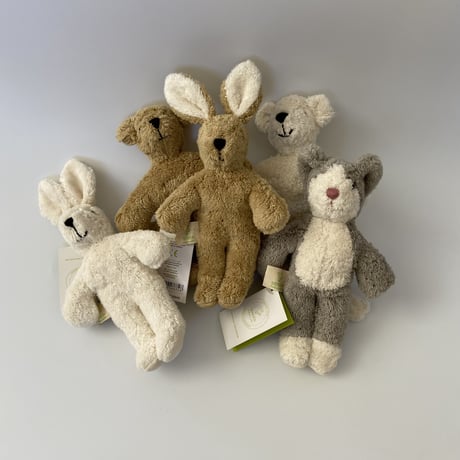 Animal Baby Rabbit BEIGE  / SENGER Naturwelt  [ファーストトイ オーガニック 洗える ぬいぐるみ うさぎ ゼンガー 出産祝い ベビー 赤ちゃん ギフト]