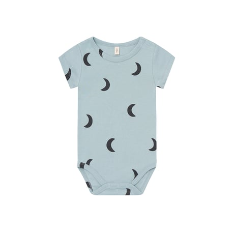 [26SS] River Midnight Short Sleeve Bodysuit / Organic Zoo