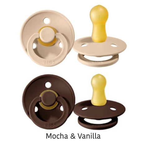 Pacifier Color  Set (2pcs) / BIBS   [おしゃぶり ビブス 赤ちゃん ベビー用品]