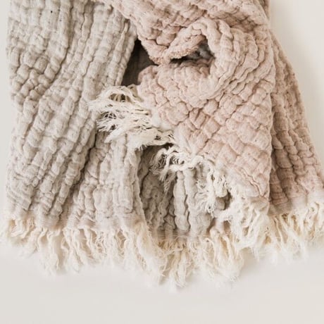 Mellow Tawny Blanket ( S ) / garbo&friends [コットンリネン ガルボアンドフレンズ ベビー おくるみ スワドル ガーゼ 出産準備 出産祝い]