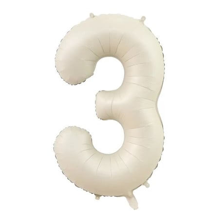 32” Foil Number Balloon  [ バースデー お誕生日 記念日 くすみカラー バースデーフォト]