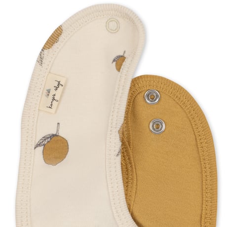 2 Pack Classic Bib [ lemon] / Konges Sloejd    [2枚組 コンゲススロイド 防水 ビブ スタイ レモン ベビー服]