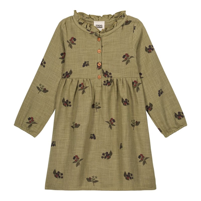 送料無料】 18m,24m VERMONT DRESS [ GREEN ALOE / BLA