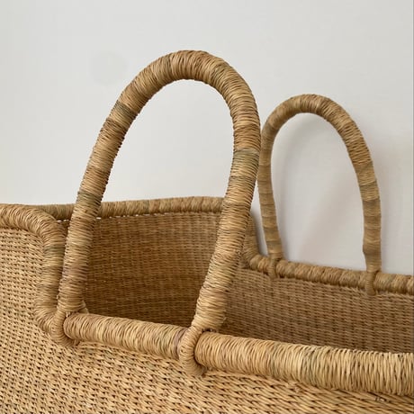 [ご予約] Moses Basket [ Hooded /  Vegan] / Hippo + Birds     [ボルガクーファン クーファン ベビーベッド]