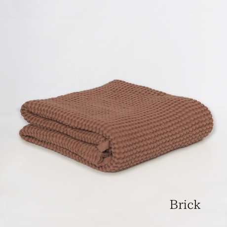 Cotton-Linen Waffle Blanket / MALLINO  [マリノ コットンリネン ブランケット ワッフル おくるみ 出産祝い 赤ちゃん 出産準備]