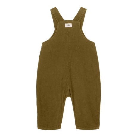 HOMER CORDUROY OVERALLS  [ GREEN NUTRIA ] / STUDIO BOHEME [オーバーオール 子供服 ベビー コーデュロイ]