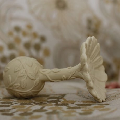Flower Teether Rattle /  Natruba  [歯固め ラトル ガラガラ フラワー ナチュルバ スワン ベビー ギフト 出産祝い]