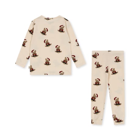 BASIC BLOUSE/PANTS SET GOTS  / Konges sloejd   [Konges Slojd コンゲススロイド パジャマ]