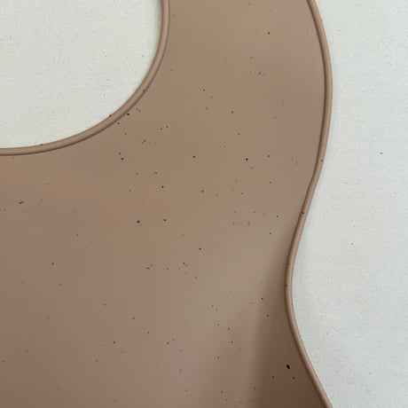 Speckled Silicone Baby Bib / Hippo + Birds  [シリコン ビブ スタイ つぶつぶ 斑点模様 食事エプロン 離乳食 エプロン 幼児 男の子 女の子 シンプル]